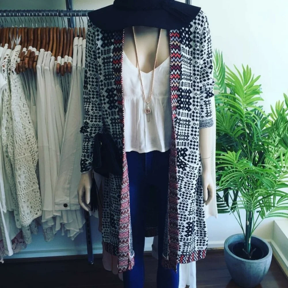 TIGERLILY Corinth Longline Cardi Cardigan RRP$299 - Picture 11 of 16